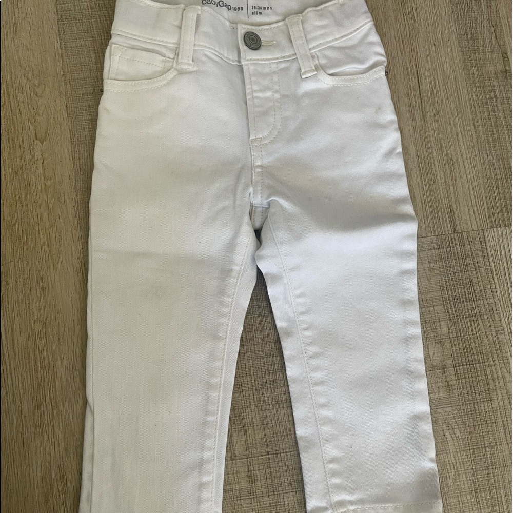 BabyGao White Jeans 18-24mo